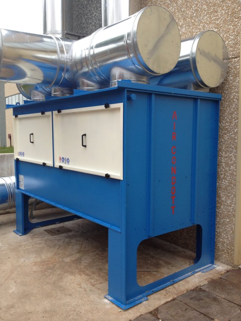 Depuratore OIL-STOP installato in torneria meccanica di precisione
