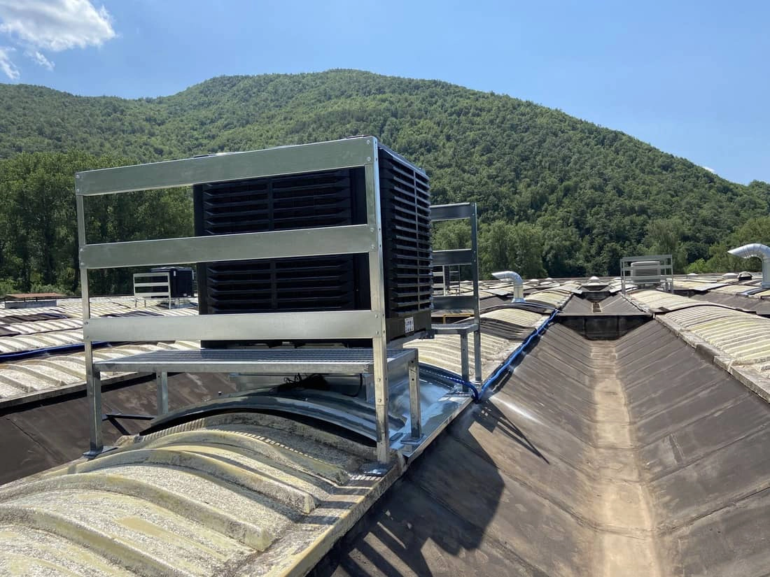 raffrescatore evaporativo industriale